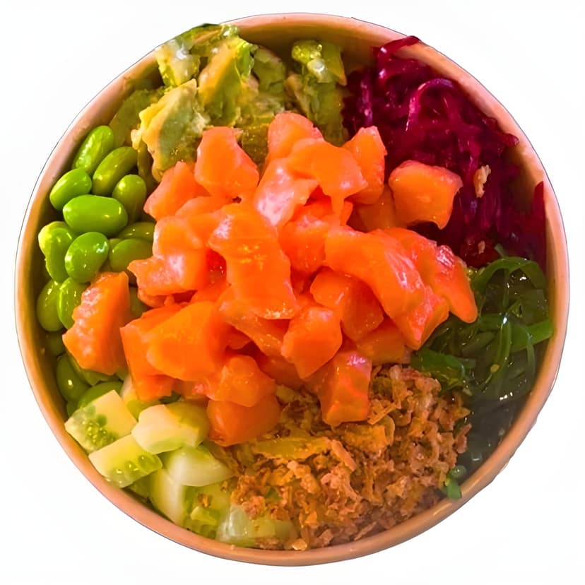Lachs-Poke (Salmón poke)